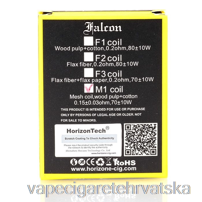 Vape Hrvatska Horizon Falcon Zamjenske Zavojnice 0.15ohm M1 Mrežaste Zavojnice